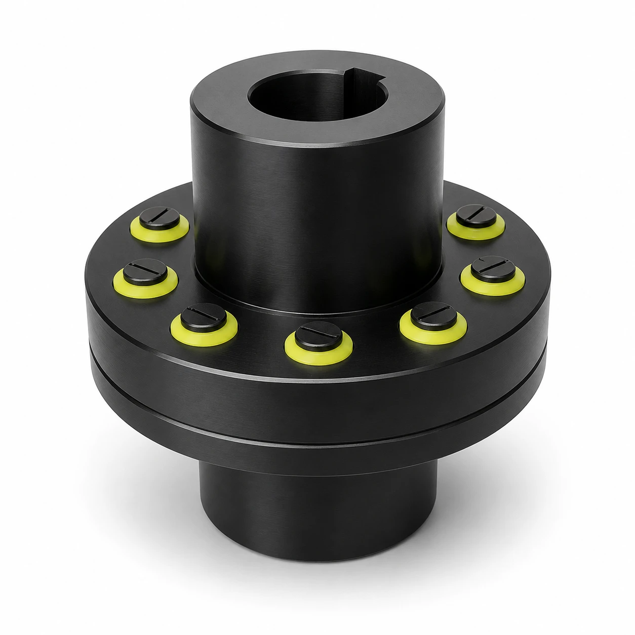 Elastic sleeve pin coupling