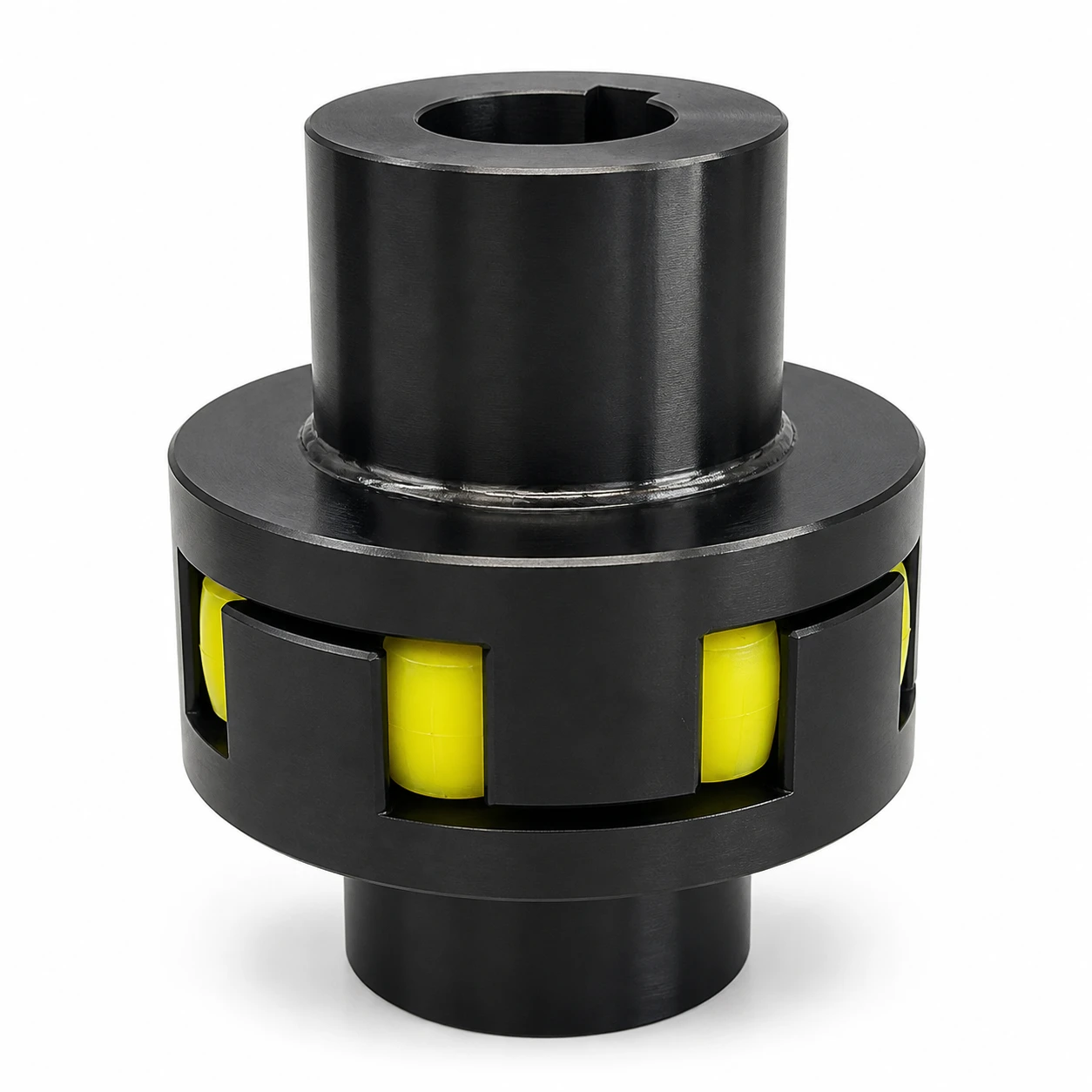 Jaw coupling with elastomer element